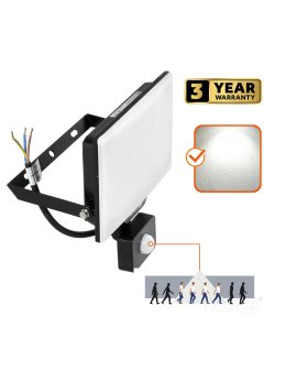 Naświetlacz LED z czujnikiem ruchu DELYO 50W 4000K IP54 Kobi Premium 
