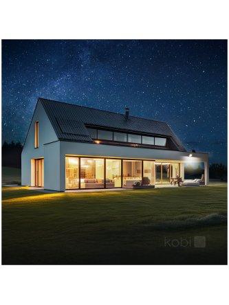 Naświetlacz solarny LED MHCS 10W 2CCT IP65 Kobi Premium  2