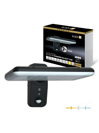 Naświetlacz solarny LED PHOENIX G2 15W 2CCT IP65 Kobi Premium 