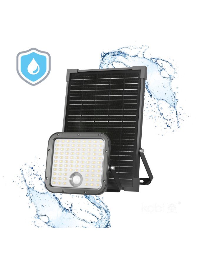 Naświetlacz z czujnikiem ruchu solar LED MHCS 30W 2CCT IP65 Kobi Premium 