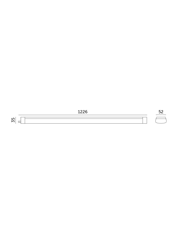 Oprawa hermetyczna liniowa LED CORTEZ 2 50W 120cm 4000K IP65 Kobi Premium 