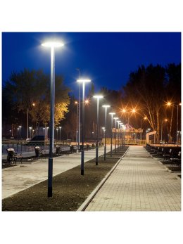Lampa solarna parkowa LED SOLSUMI CIRCLE 25W 4000K IP54 Kobi Premium 