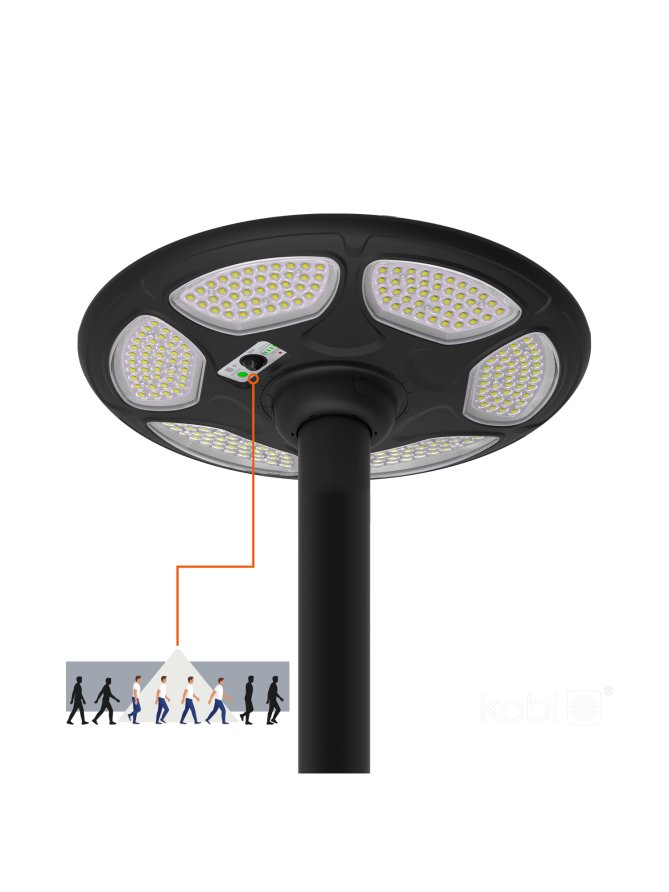 Lampa solarna parkowa LED SOLSUMI CIRCLE 25W 4000K IP54 Kobi Premium 