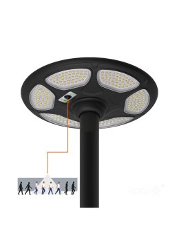 Lampa solarna parkowa LED SOLSUMI CIRCLE 25W 4000K IP54 Kobi Premium 
