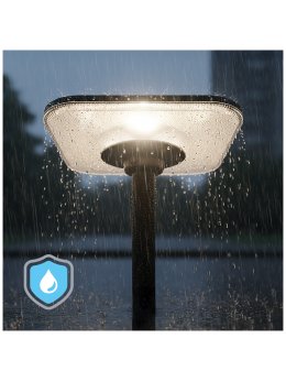 Lampa solarna parkowa LED SOLSUMI SQUARE 25W 3CCT IP54 Kobi Premium 