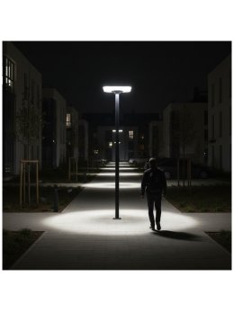 Lampa solarna parkowa LED SOLSUMI SQUARE 25W 3CCT IP54 Kobi Premium 