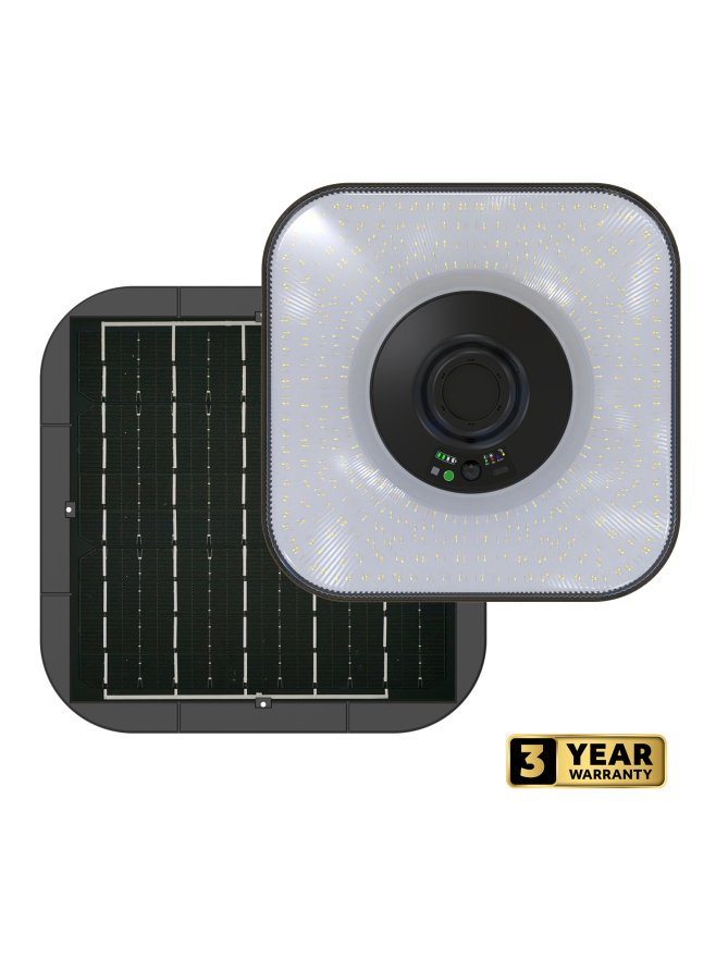 Lampa solarna parkowa LED SOLSUMI SQUARE 25W 3CCT IP54 Kobi Premium 