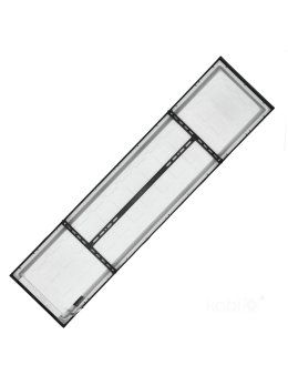 Panel LED sufitowy BRISBANE 36W 30x120 4000K czarny Kobi Premium 