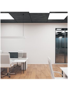 Panel LED sufitowy BRISBANE 36W 60x60 4000K czarny Kobi Premium 