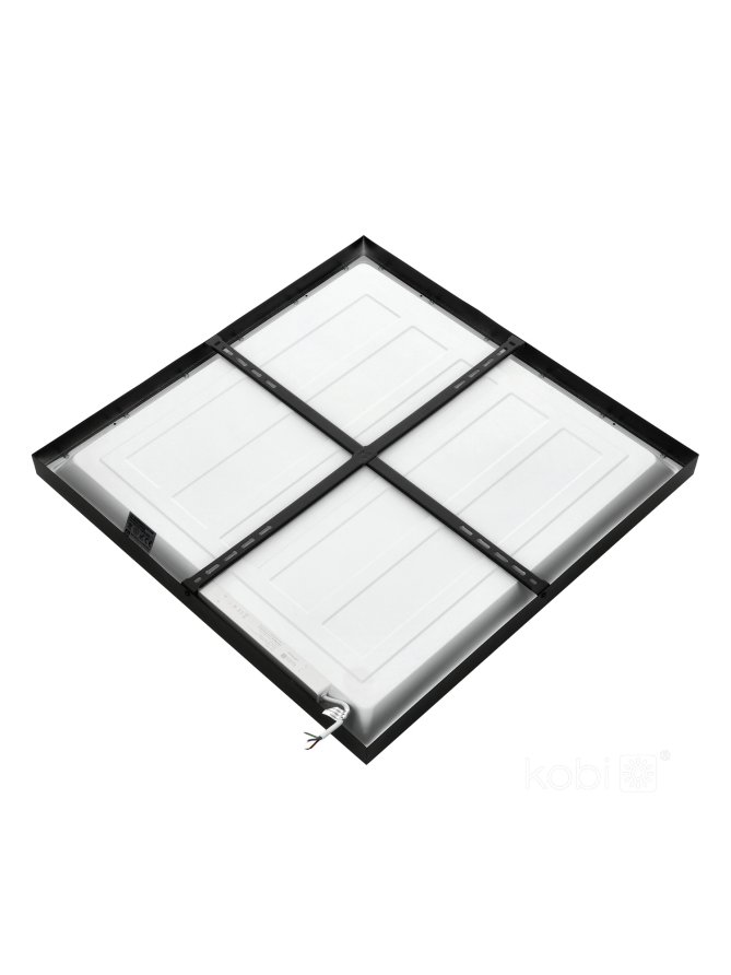 Panel LED sufitowy BRISBANE 36W 60x60 4000K czarny Kobi Premium 