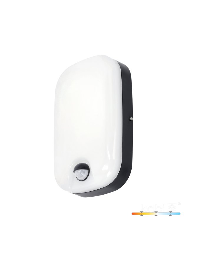 Plafon elewacyjny LED BAVANO 15W 3CCT LX IP54 czarny Kobi Premium 