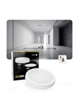 Plafon LED sufitowy NAIROS G2 24W 3CCT IP65 biały Kobi Premium 