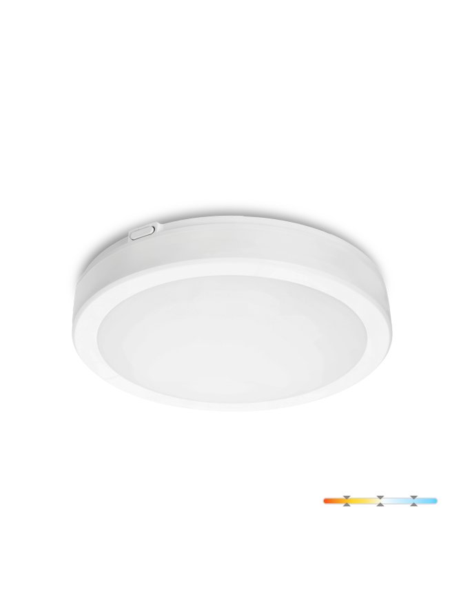 Plafon LED sufitowy NAIROS G2 24W 3CCT IP65 biały Kobi Premium 