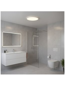 Plafon LED sufitowy NIVERA CIRCLE 12W 3CCT IP54 biały Kobi Premium 