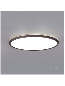 Plafon LED sufitowy NIVERA CIRCLE 32W 3CCT IP54 czarny Kobi Premium 