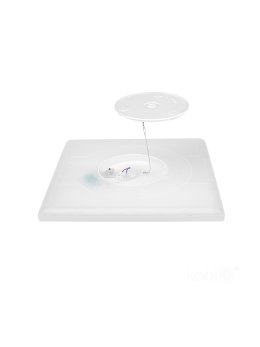 Plafon LED sufitowy NIVERA SQUARE 12W 3CCT LX IP54 biały Kobi Premium 