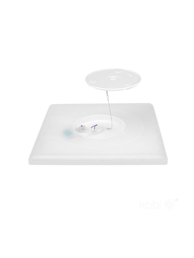 Plafon LED sufitowy NIVERA SQUARE 18W 3CCT IP54 biały Kobi Premium 