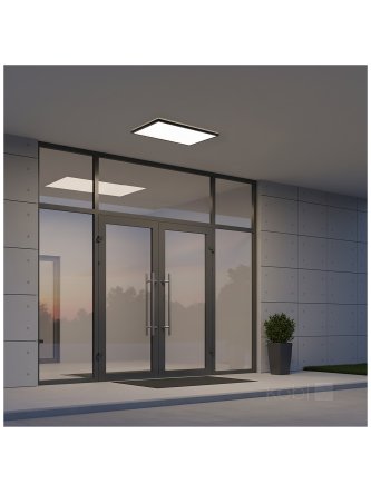Plafon LED sufitowy NIVERA SQUARE 24W 3CCT LX IP54 czarny Kobi Premium  2