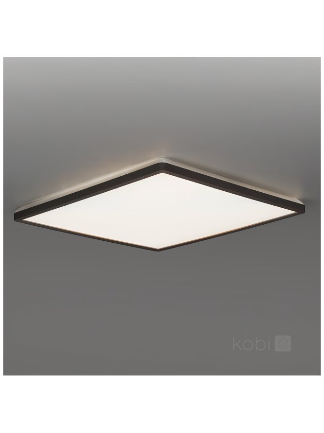 Plafon LED sufitowy NIVERA SQUARE 24W 3CCT LX IP54 czarny Kobi Premium 