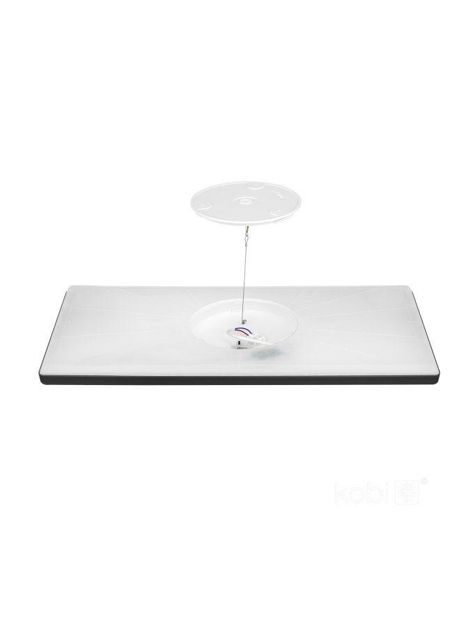 Plafon LED sufitowy NIVERA SQUARE 32W 3CCT IP54 czarny Kobi Premium 