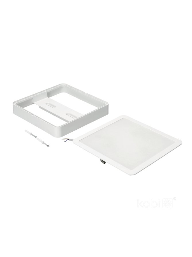 Plafon LED sufitowy SIGARO SQUARE 18W 4000K Kobi Premium 