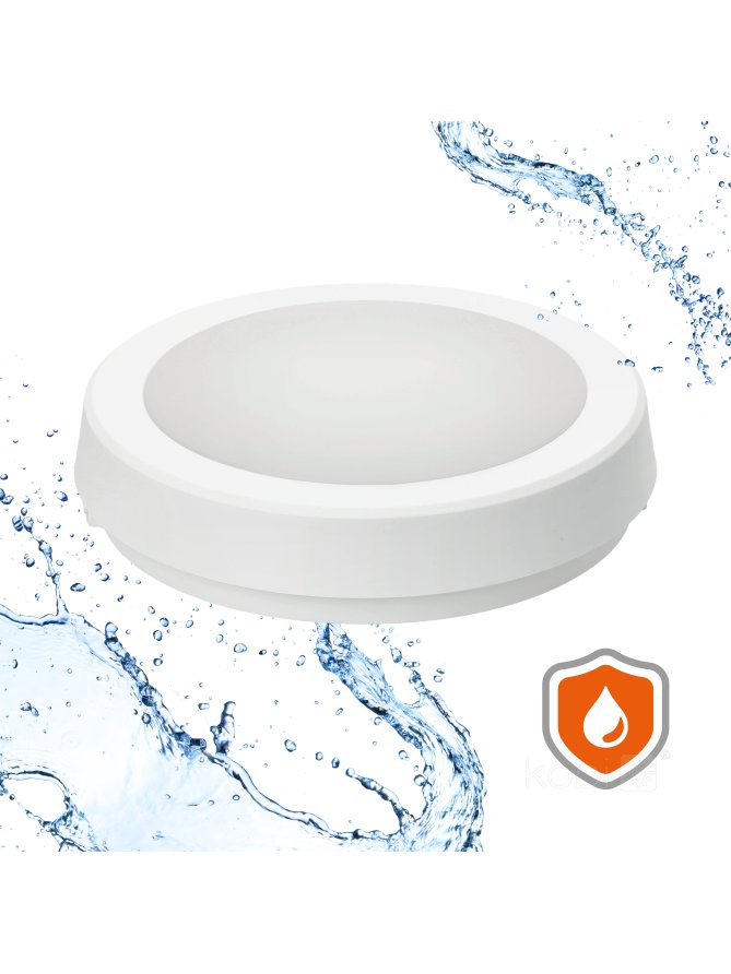 Plafon z czujnikiem ruchu LED NAIROS G2 12W 3CCT LX IP65 biały Kobi Premium 