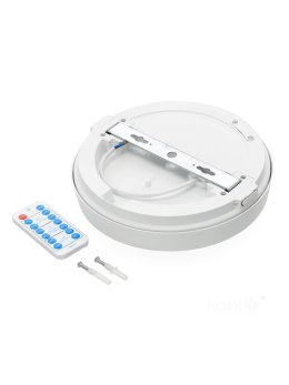 Plafon z czujnikiem ruchu LED NAIROS G2 12W 3CCT LX IP65 biały Kobi Premium 