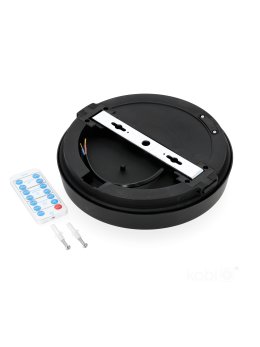 Plafon z czujnikiem ruchu LED NAIROS G2 12W 3CCT LX IP65 czarny Kobi Premium 
