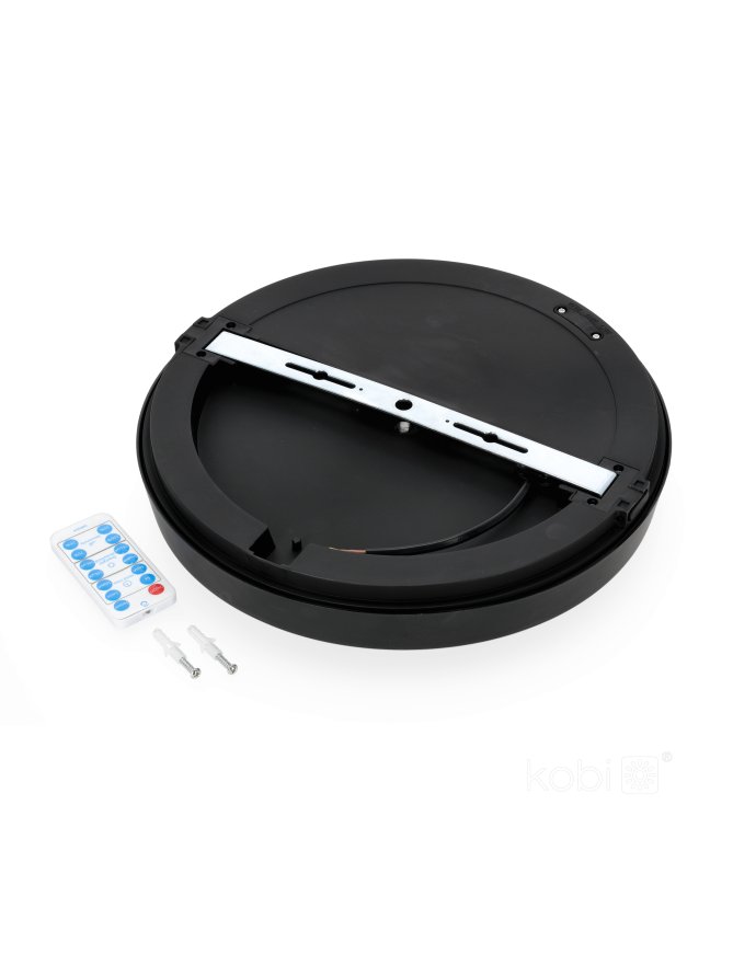 Plafon z czujnikiem ruchu LED NAIROS G2 18W 3CCT LX IP65 czarny Kobi Premium 
