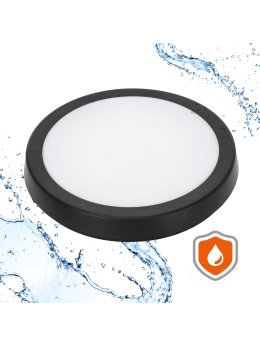 Plafon z czujnikiem ruchu LED NAIROS G2 24W 3CCT LX IP65 czarny Kobi Premium 