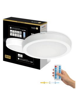 Plafon z czujnikiem ruchu LED NAIROS G2 36W 3CCT LX IP65 biały Kobi Premium 