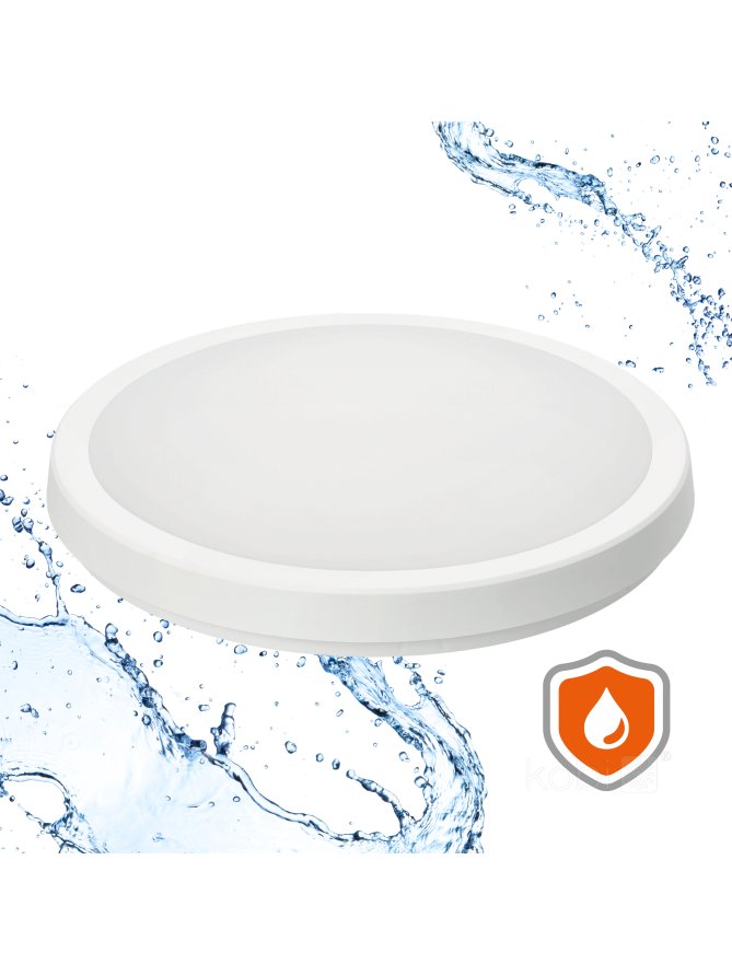 Plafon z czujnikiem ruchu LED NAIROS G2 36W 3CCT LX IP65 biały Kobi Premium 
