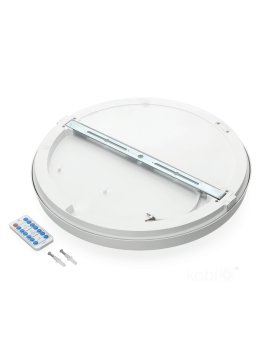 Plafon z czujnikiem ruchu LED NAIROS G2 36W 3CCT LX IP65 biały Kobi Premium 