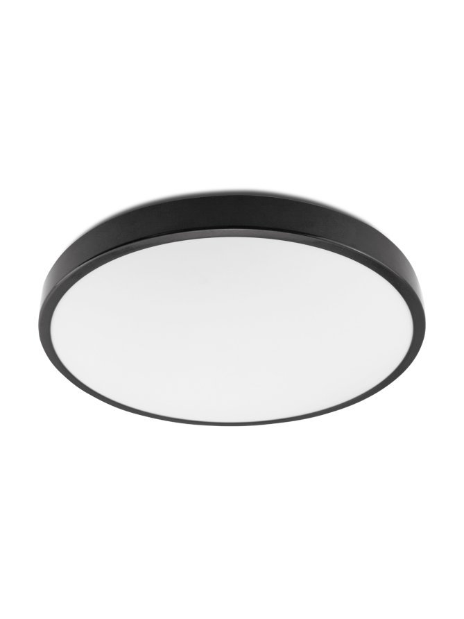 Plafon z czujnikiem ruchu LED ZOE 24W 4000K IP44 LX czarny Kobi Premium 