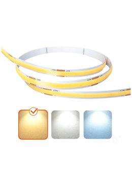 Taśma LED TRAMO 320 COB 5m 3000K 24V IP20 Kobi Premium 