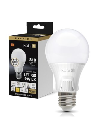 Żarówka z czujnikiem ruchu LED GS 9W E27 3000K LX Kobi Premium 