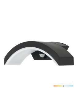 Kinkiet zewnętrzny elewacyjny LED OME 10W 4000K LX IP54 czarny LED2B 