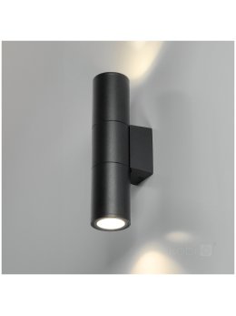 Kinkiet zewnętrzny elewacyjny QUERK 3 2xGU10 IP54 czarna LED2B 
