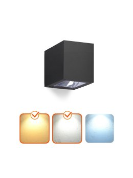 Kinkiet zewnętrzny elewacyjny Solar LED QUERK 2CCT IP54 LED2B 