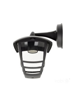 Kinkiet zewnętrzny elewacyjny TEVIO KD 1xE27 IP54 czarny LED2B 