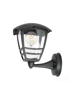 Kinkiet zewnętrzny elewacyjny TEVIO KG 1xE27 IP54 czarny LED2B 