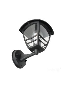 Kinkiet zewnętrzny elewacyjny TEVIO KG 1xE27 IP54 czarny LED2B 
