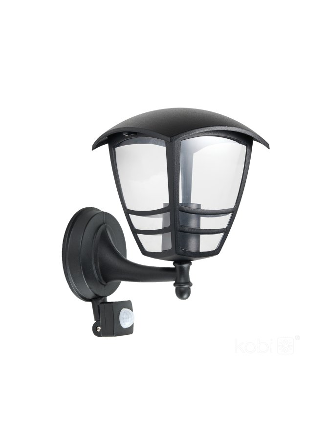 Kinkiet zewnętrzny elewacyjny TEVIO KG 1xE27 LX IP54 czarny LED2B 