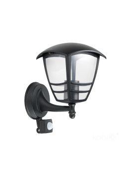 Kinkiet zewnętrzny elewacyjny TEVIO KG 1xE27 LX IP54 czarny LED2B 