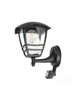 Kinkiet zewnętrzny elewacyjny TEVIO KG 1xE27 LX IP54 czarny LED2B 