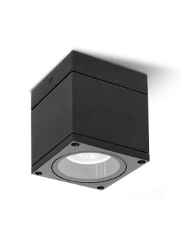 Lampa sufitowa zewnętrzna QUERK 1 1xGU10 IP54 czarna LED2B 