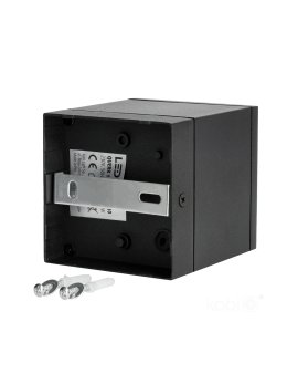 Lampa sufitowa zewnętrzna QUERK 1 1xGU10 IP54 czarna LED2B 
