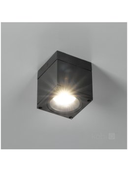 Lampa sufitowa zewnętrzna QUERK 1 1xGU10 IP54 czarna LED2B 