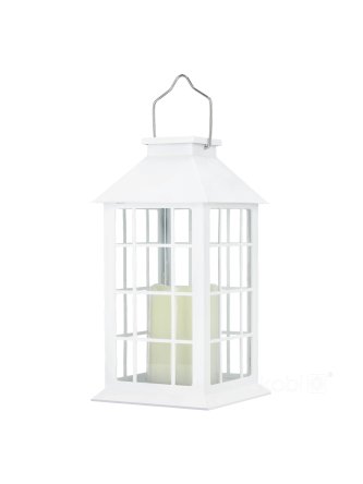 Lampion solarny ogrodowy CANDELIO LED 2700K biały LED2B 