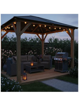 Lampion solarny ogrodowy CANDELIO LED MILKY 1600K IP44 czarna LED2B  2